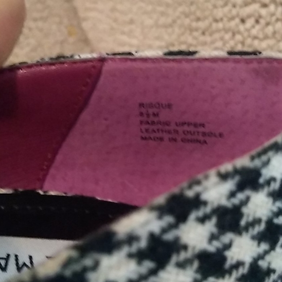 Steve Madden Black/White 4.5" Heals SZ 8.5 M - Picture 5 of 6